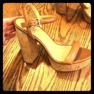 Michael Kors Nude Platform Sandal